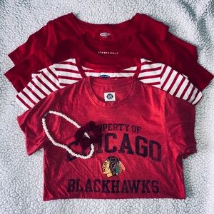 📌❤️ RED T-SHIRT BUNDLE❤️📌